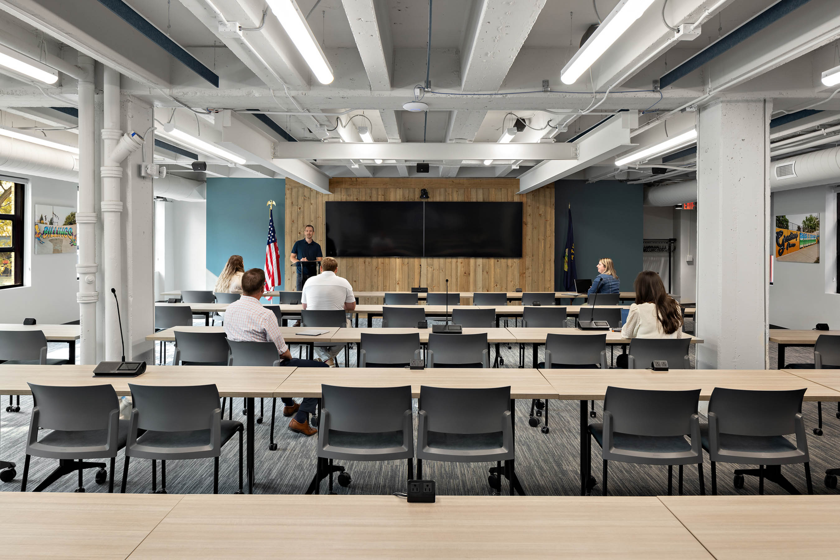 An image of a training room.